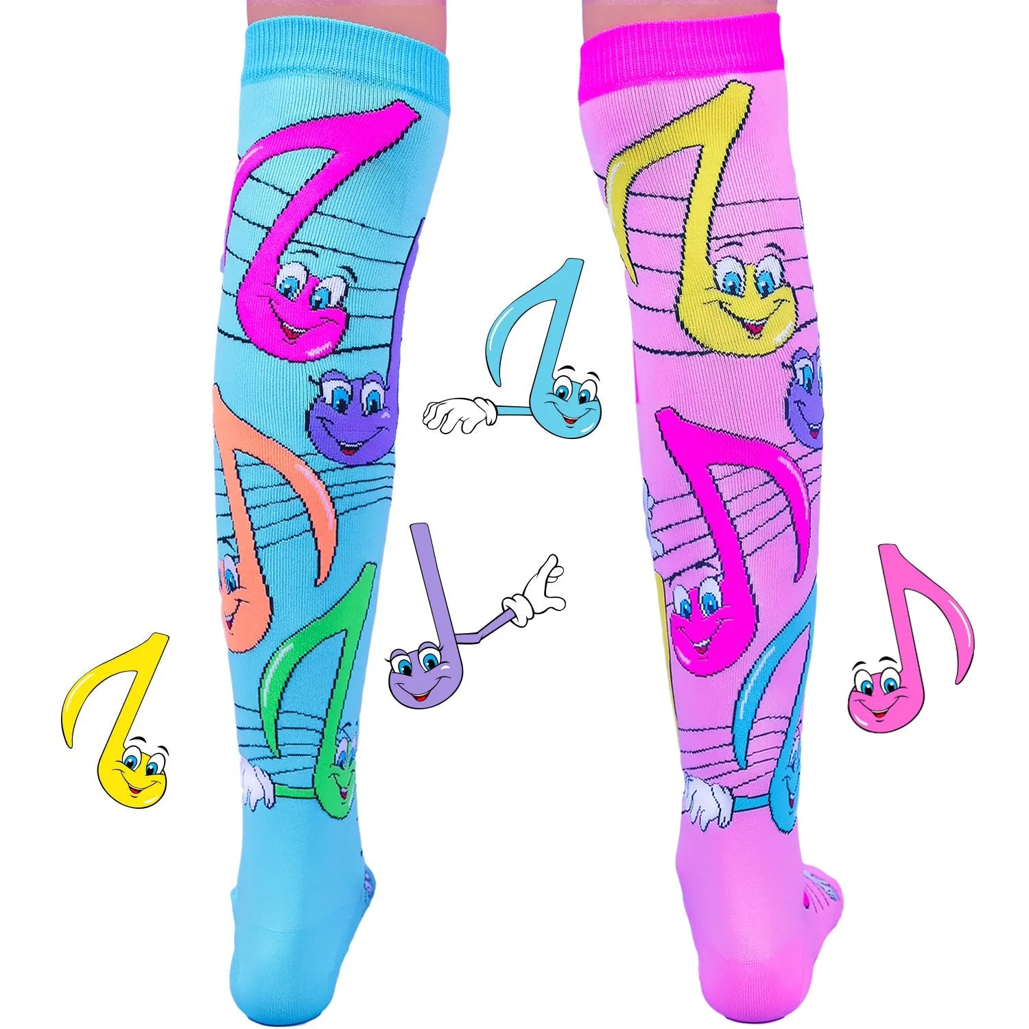 MadMia Music Notes Socks
