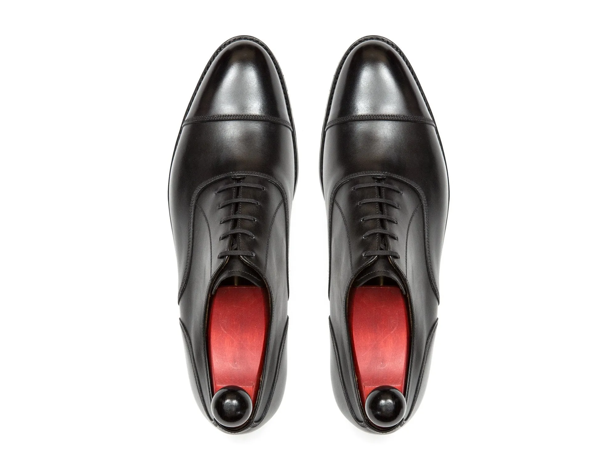 Magnolia - MTO - Black Calf - TMG Last - Single Leather Sole
