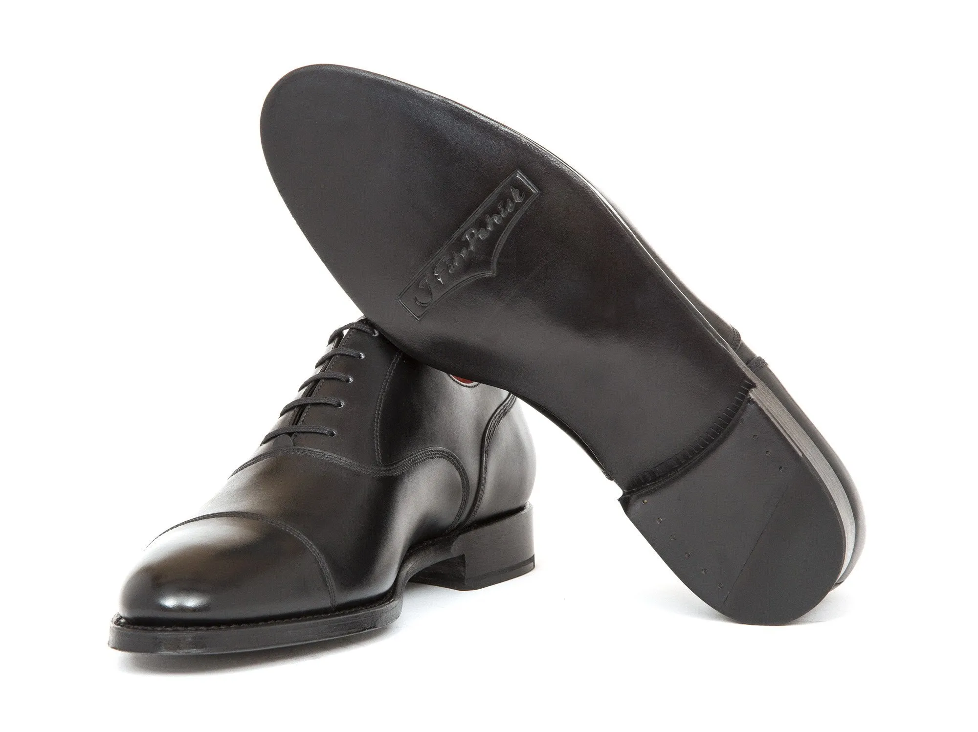 Magnolia - MTO - Black Calf - TMG Last - Single Leather Sole