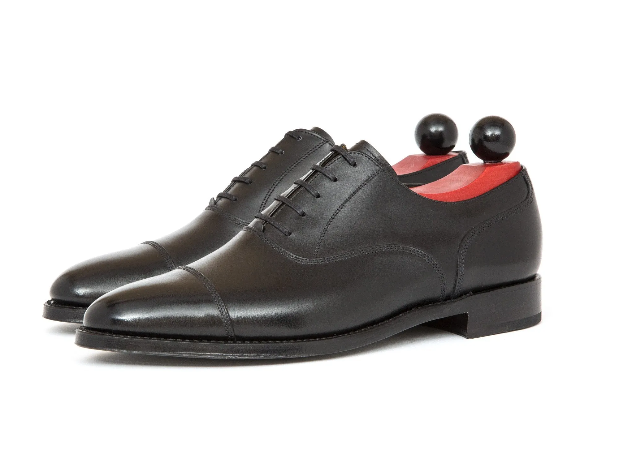 Magnolia - MTO - Black Calf - TMG Last - Single Leather Sole