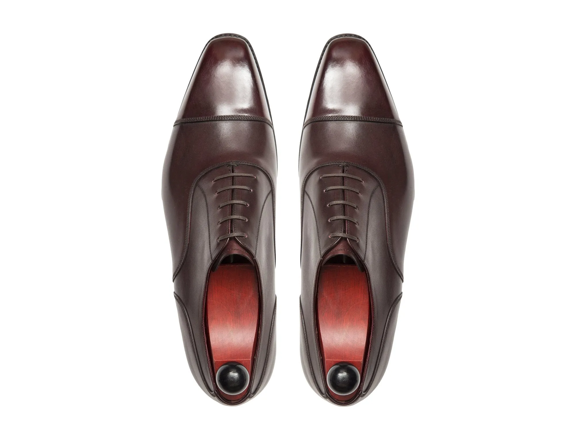 Magnolia - MTO - Shaded Merlot - MGF Last - Single Leather Sole