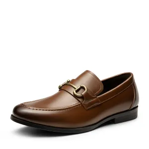 Men's Metallic Slip-On Dress Loafers