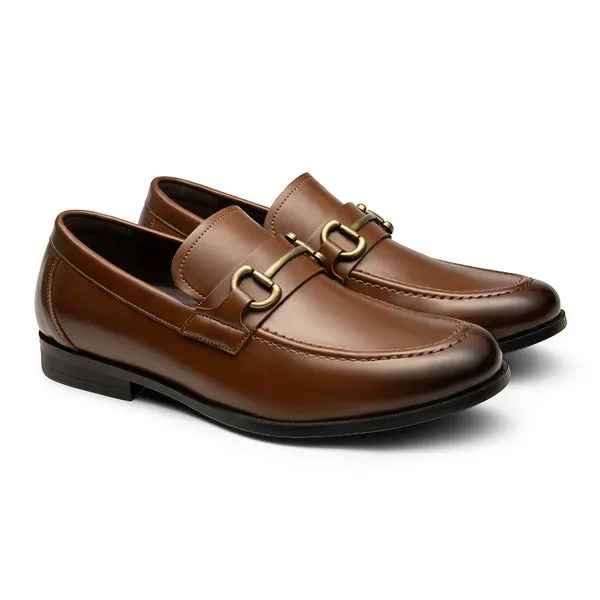 Men's Metallic Slip-On Dress Loafers