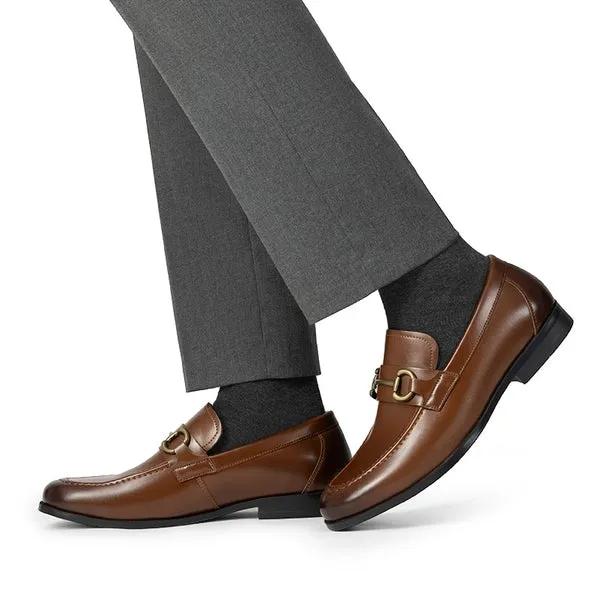 Men's Metallic Slip-On Dress Loafers