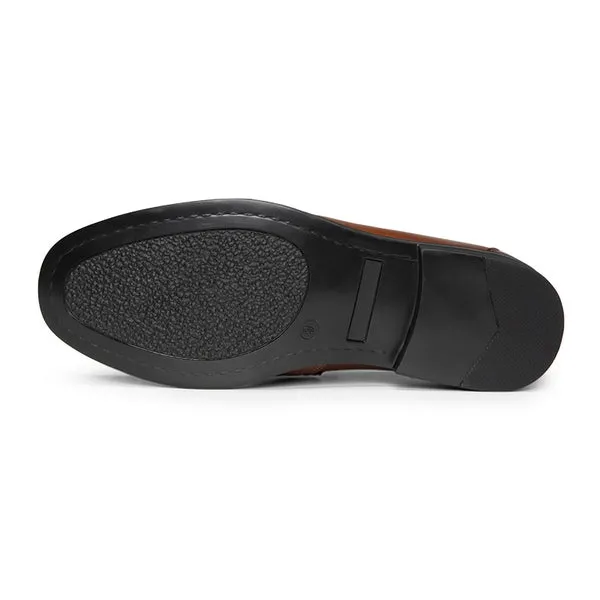 Men's Metallic Slip-On Dress Loafers