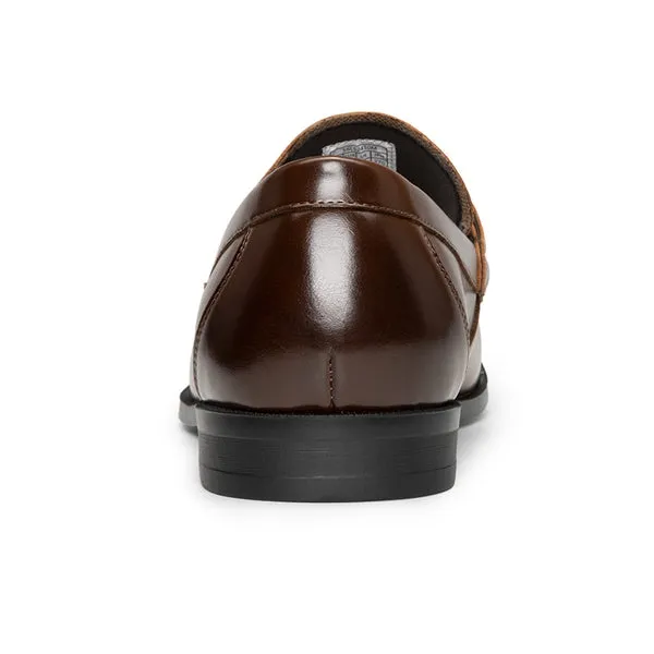 Men's Metallic Slip-On Dress Loafers