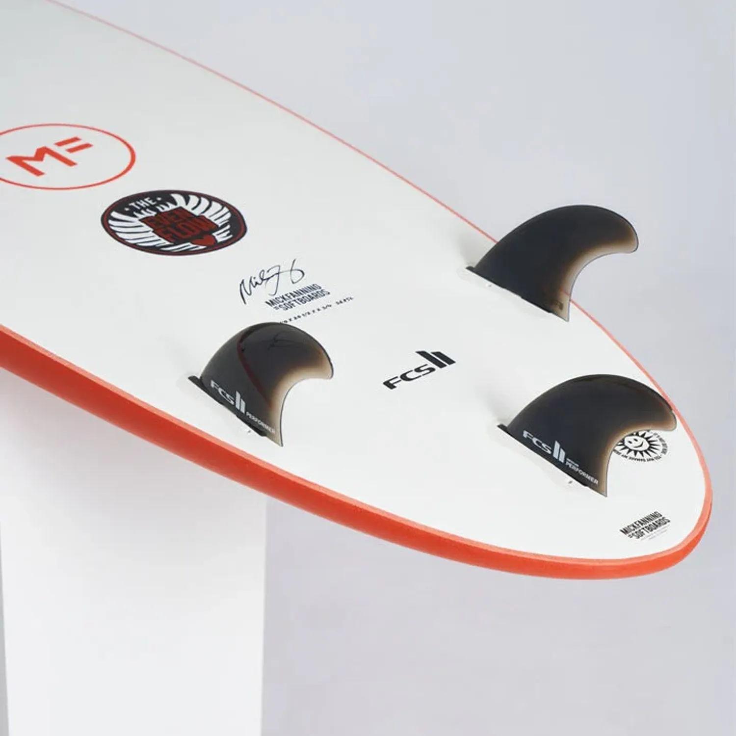 MICK FANNING EVENFLOW 6'6" EPOXY LAM 45.7L FCS II - RUST