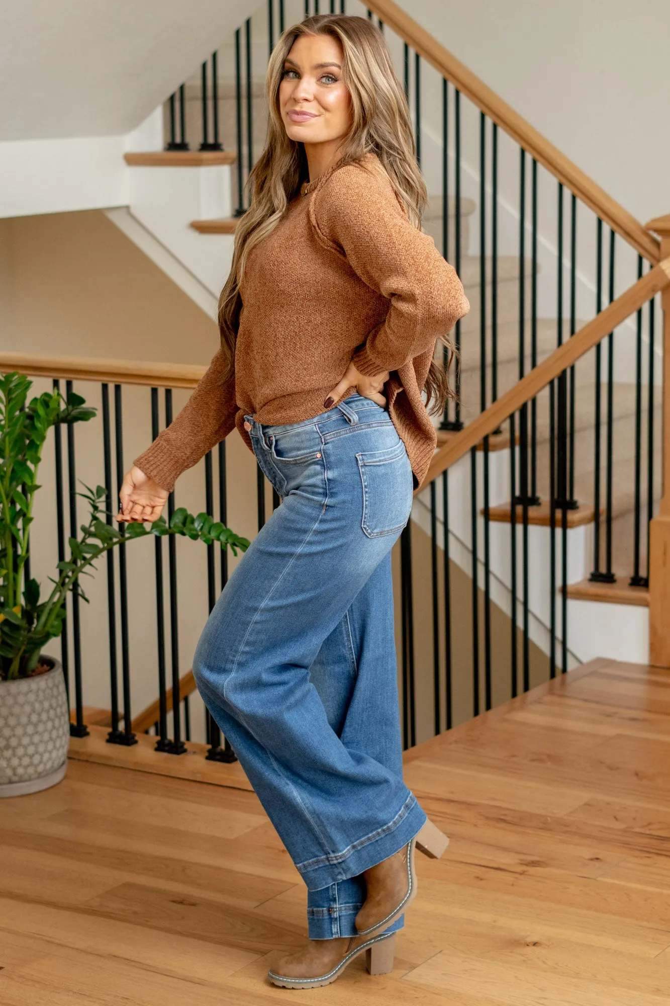 Moonrise Charm High Rise Tummy Control Top Wide Leg