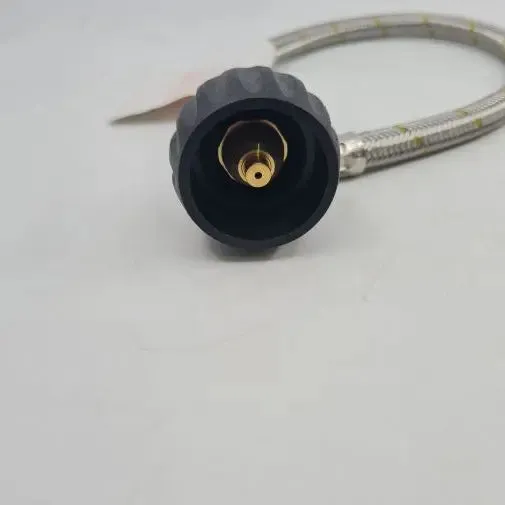 New Type Gas Hose POL 1-4 MNPT Flexible Pigtail 600mm