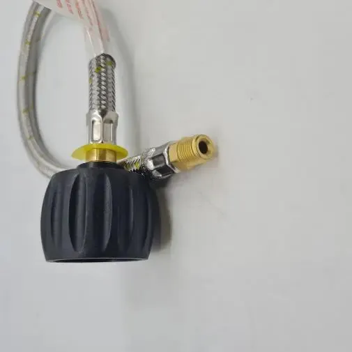 New Type Gas Hose POL 1-4 MNPT Flexible Pigtail 600mm
