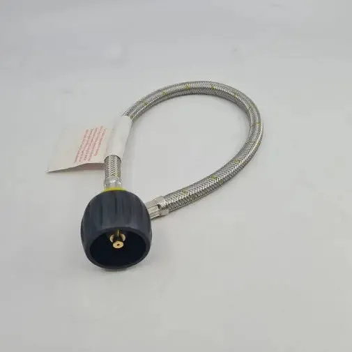 New Type Gas Hose POL 1-4 MNPT Flexible Pigtail 600mm