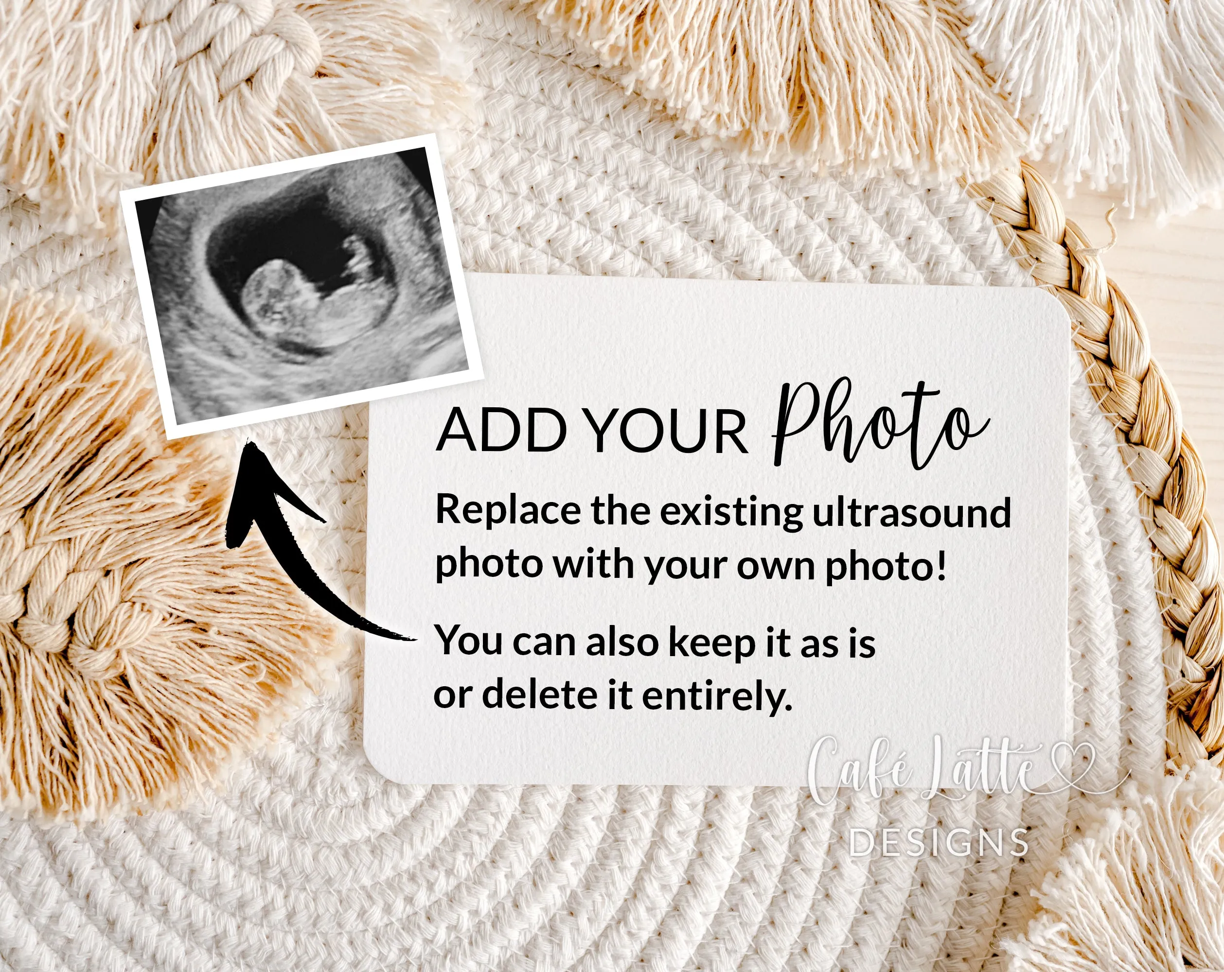 New Years Digital Baby Announcement - Gold Hat Lamb