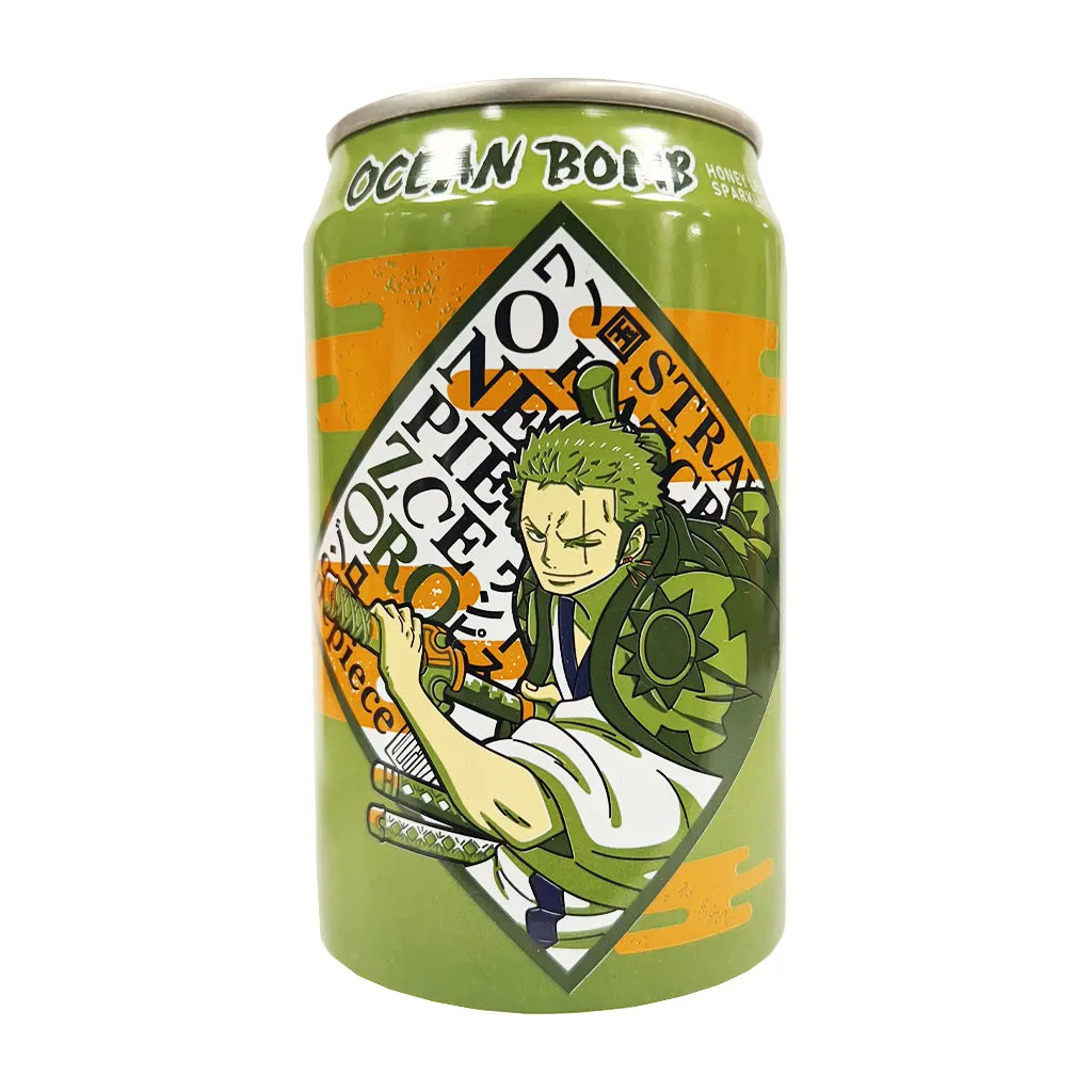 Ocean Bomb & One Piece Honey Lemon Flavour 330ml ～ 海洋深层气泡水 街头霸王 蜂蜜柠檬味 330ml