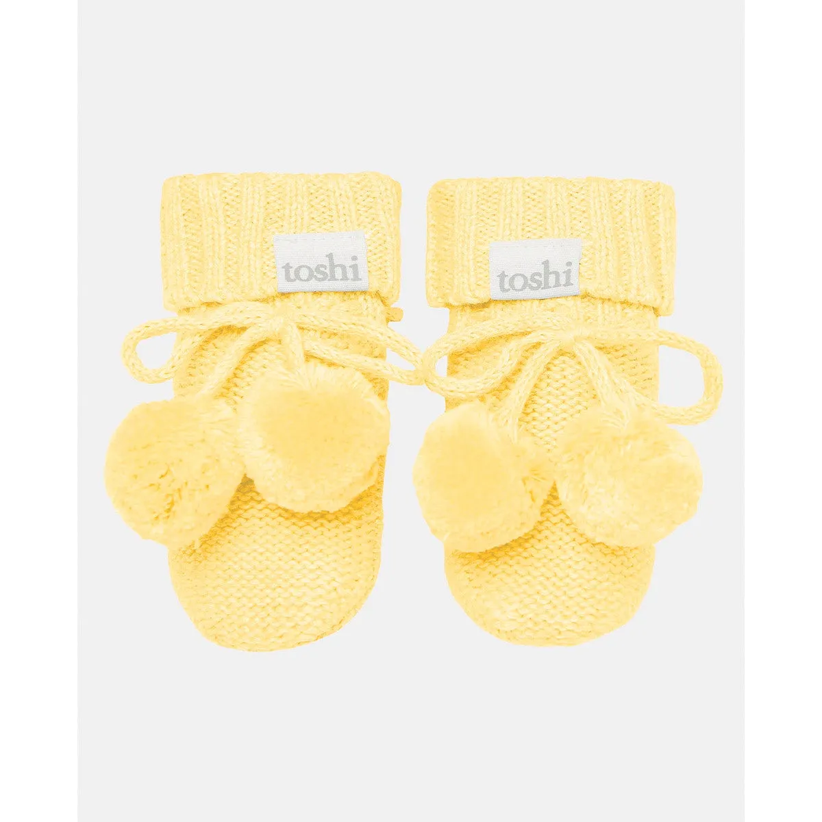 Organic Booties Marley - Banana