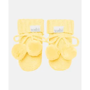 Organic Booties Marley - Banana