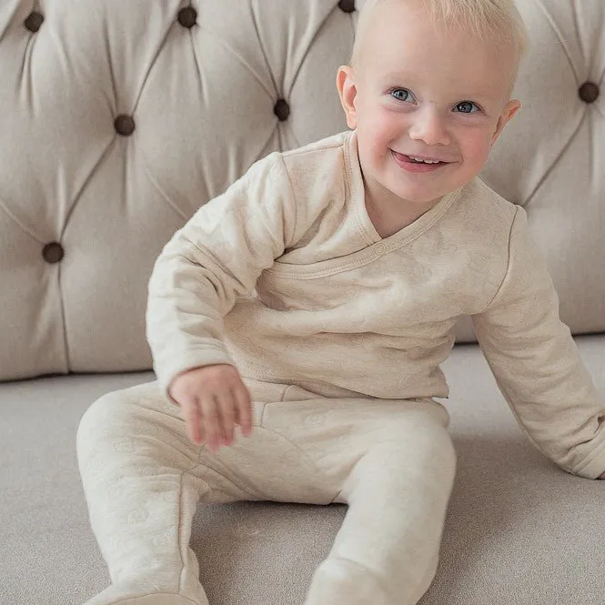 Organic Cotton Thermal Baby Kimono Top