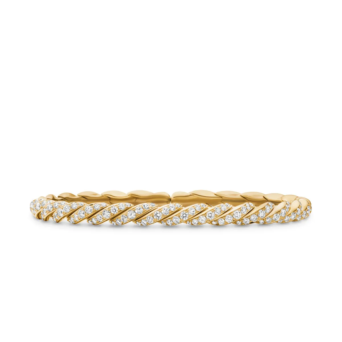 Pavéflex Bracelet in 18K Gold with Diamonds