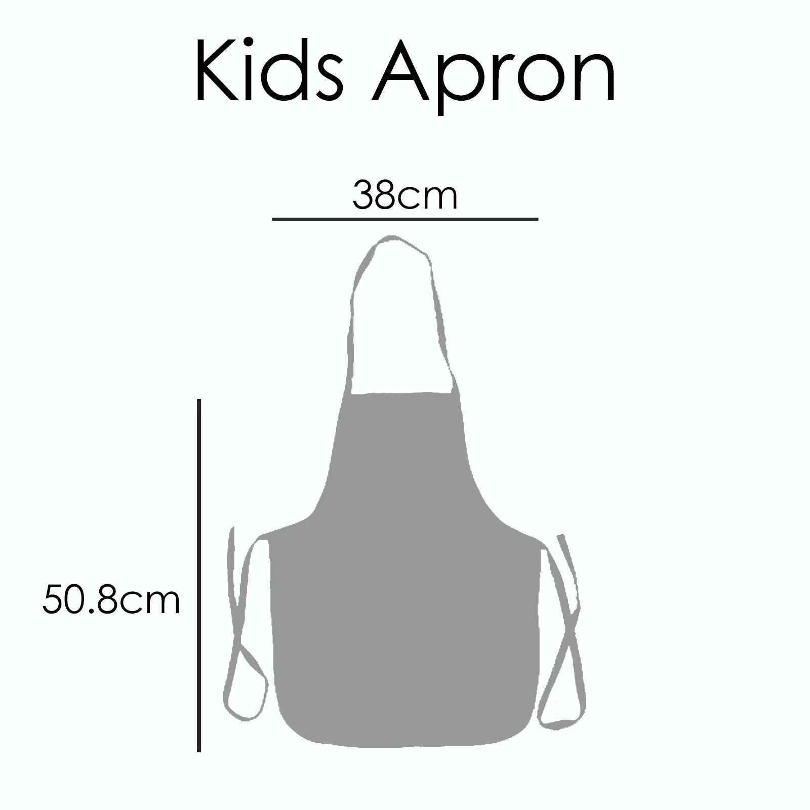 Personalised Canvas Apron with Stylish Text and Arrow Love Hearts Print