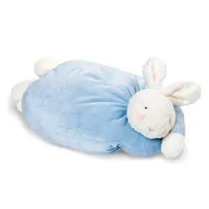 Plush Bunny Pillow Blue