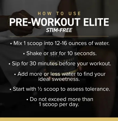 Pre-Workout Elite Stimulant Free