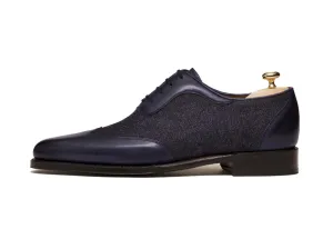 Rainier - MTO - Midnight Calf / Denim - JKF Last - Single Leather Sole