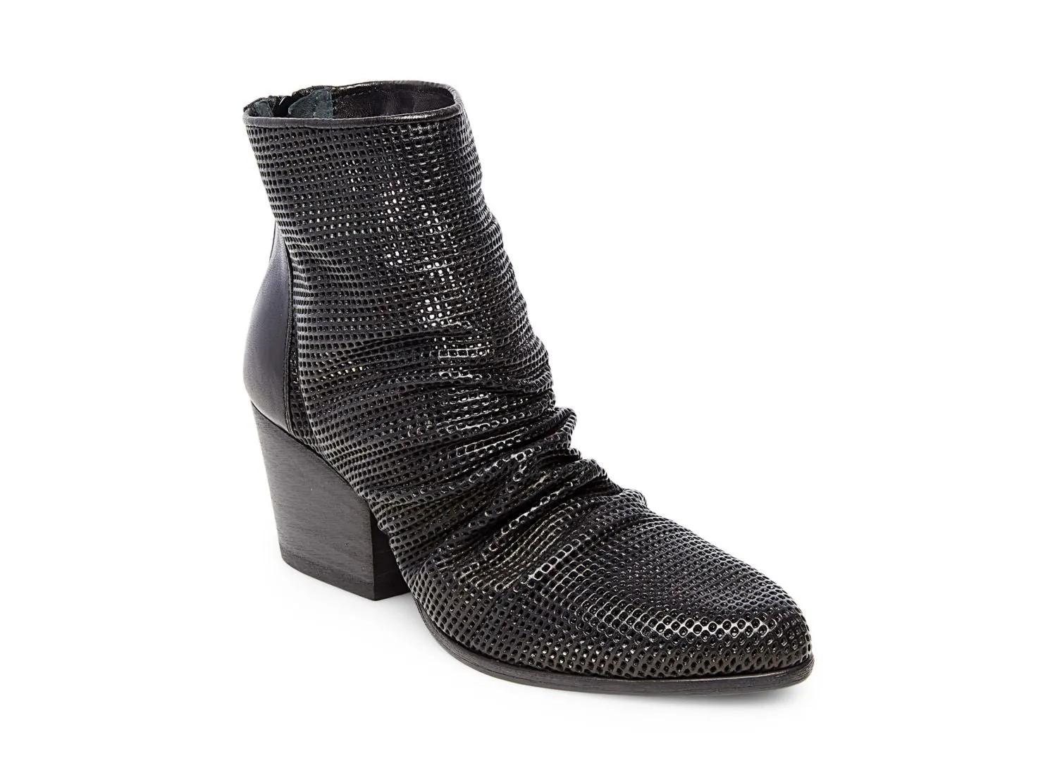 ROMEY BLACK LEATHER
