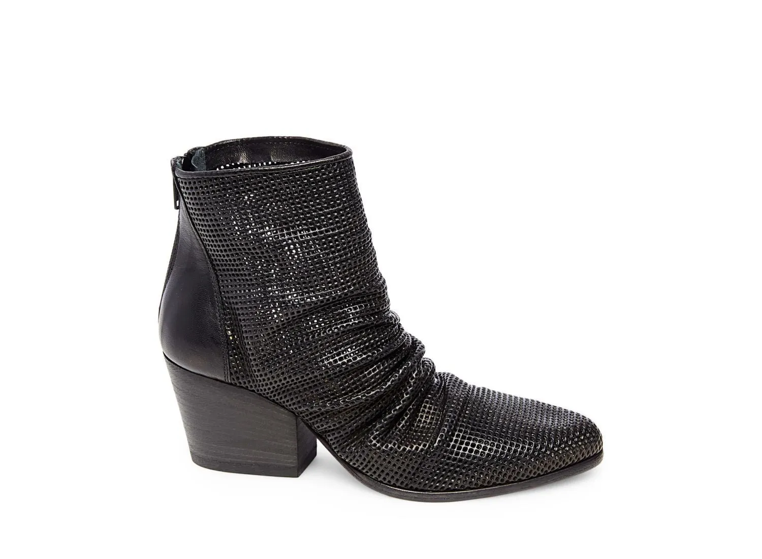 ROMEY BLACK LEATHER