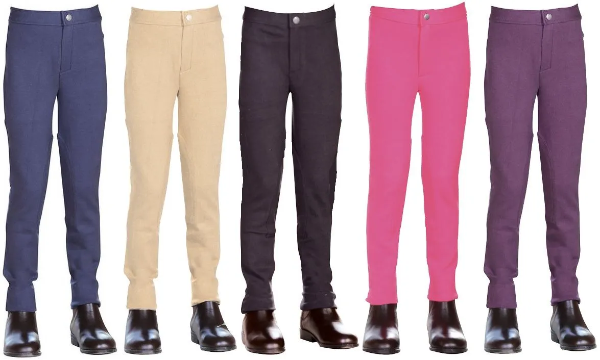 Saxon Warm Up Cotton Childs Jodhpurs