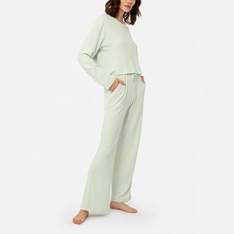 Set T-shirt de manga larga Soft Touch   Pantalón (Mint)