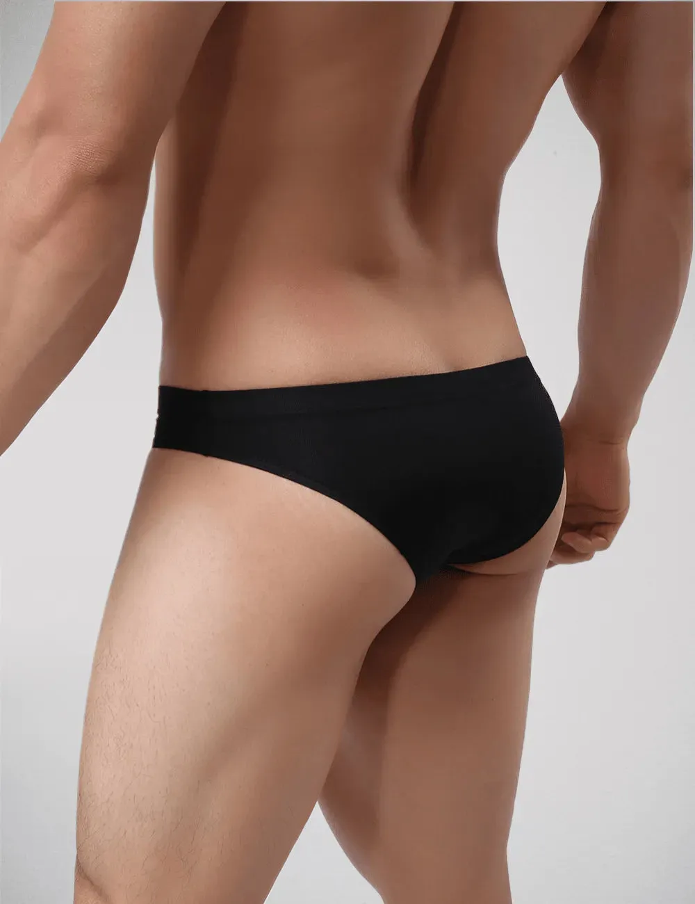 Silky open-crotch Men's Brief - Stylish, Comfortable & Daring (Open-Crotch)