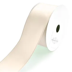 Single Faced Wired Edge Satin Ribbon, 1-1/2-inch, 3-yard