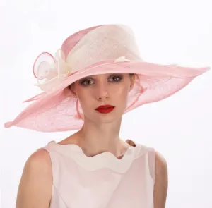soft brim ~ pink/ivory
