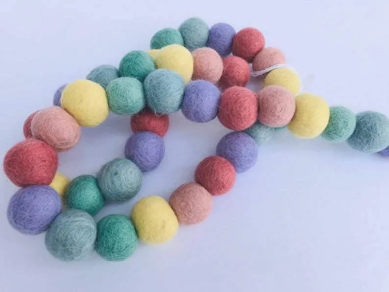 Soft Rainbow Garland