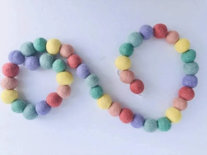 Soft Rainbow Garland