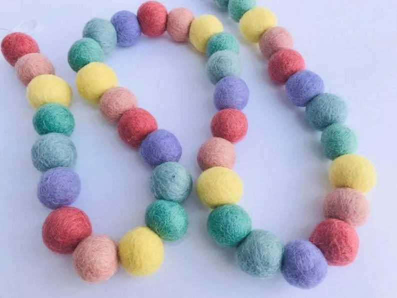 Soft Rainbow Garland