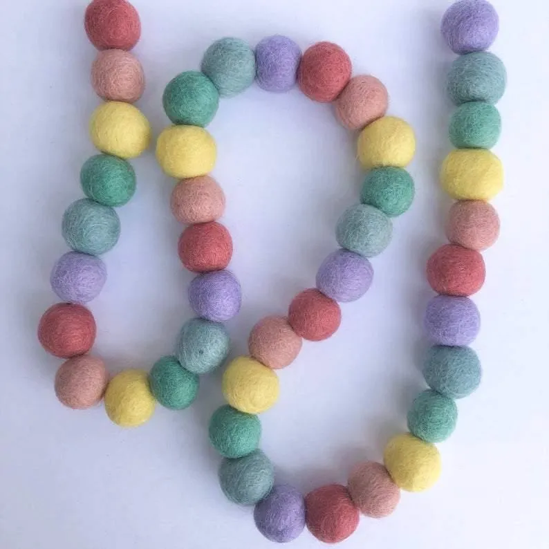 Soft Rainbow Garland