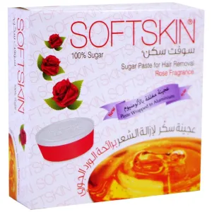 Soft skin sugar paste for hair removal 80g - Rose fragrance