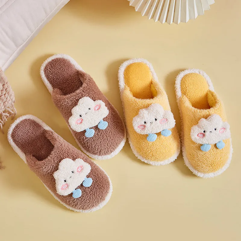 Step into Cozy Skies with Cloud Cotton Slippers!
