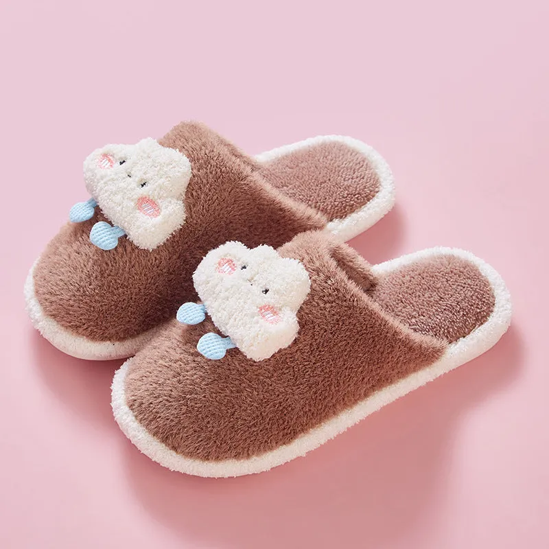 Step into Cozy Skies with Cloud Cotton Slippers!