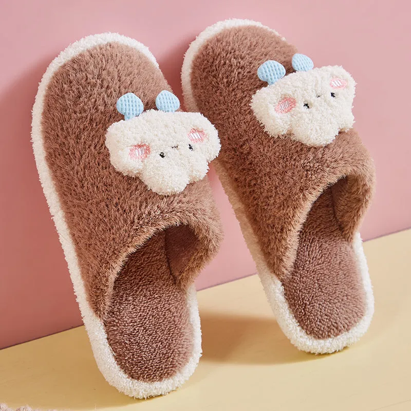 Step into Cozy Skies with Cloud Cotton Slippers!