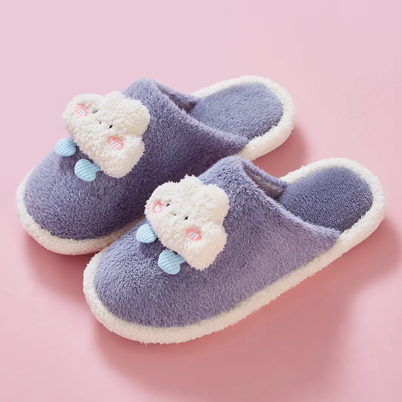 Step into Cozy Skies with Cloud Cotton Slippers!