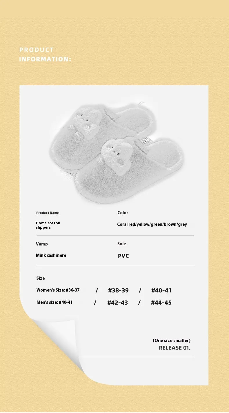 Step into Cozy Skies with Cloud Cotton Slippers!