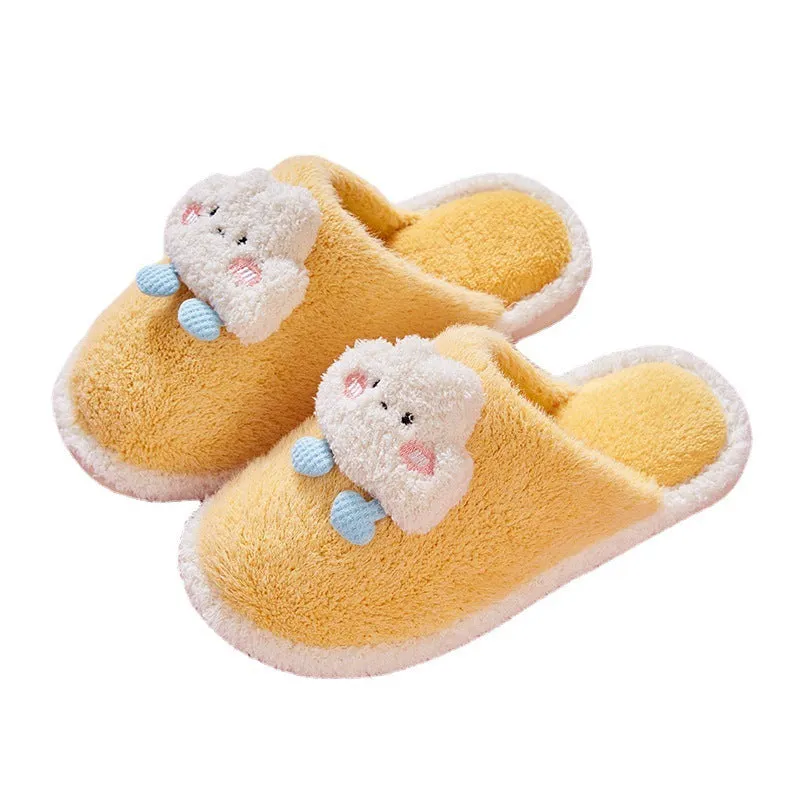 Step into Cozy Skies with Cloud Cotton Slippers!