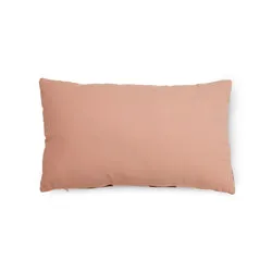 Striped Velvet Cushion Rose
