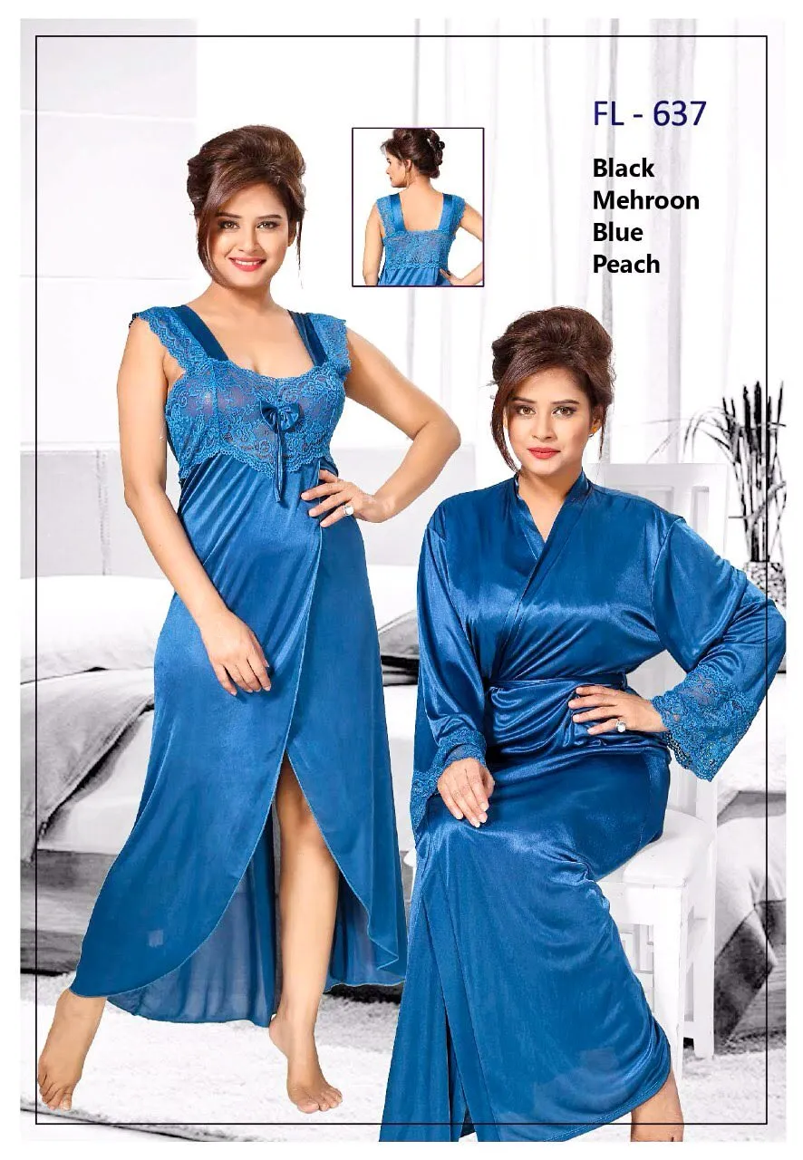 Stylish FL-637 - Flourish Exclusive Bridal Nighty Set Collection