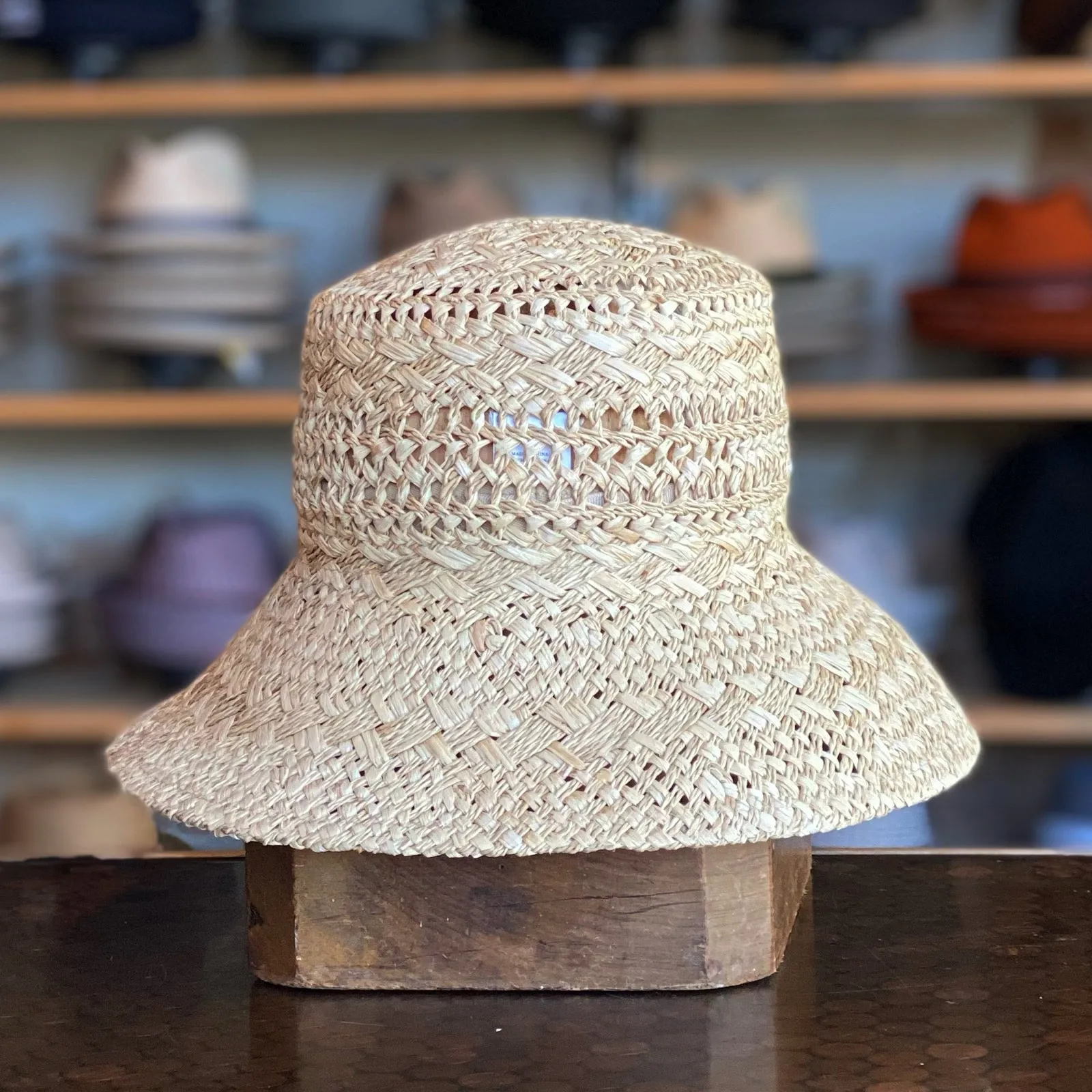 Sweet Creature Raffia Bucket Hat