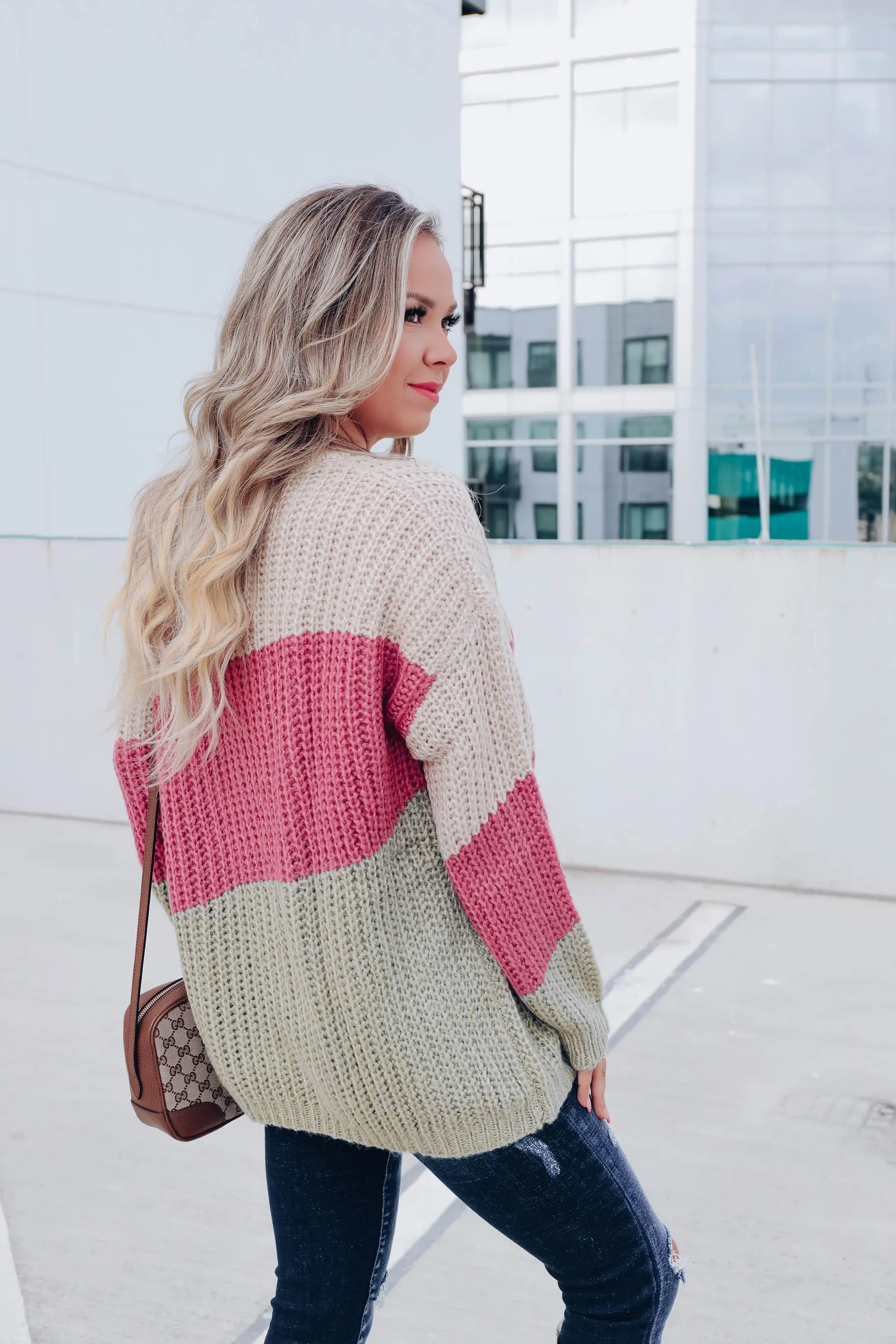 Sylvie Multi Color Striped Knit Sweater