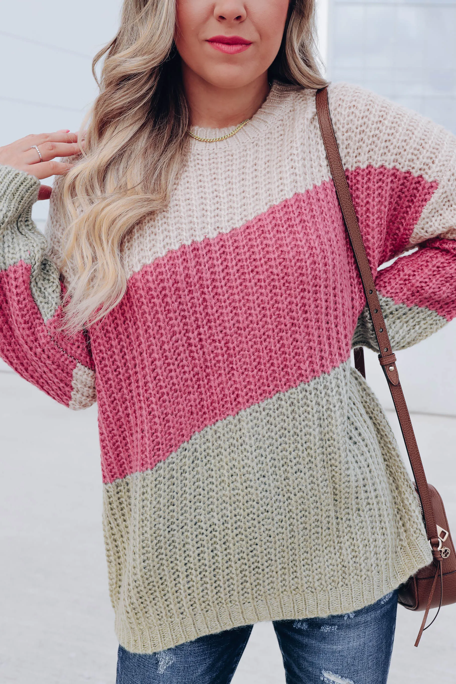 Sylvie Multi Color Striped Knit Sweater