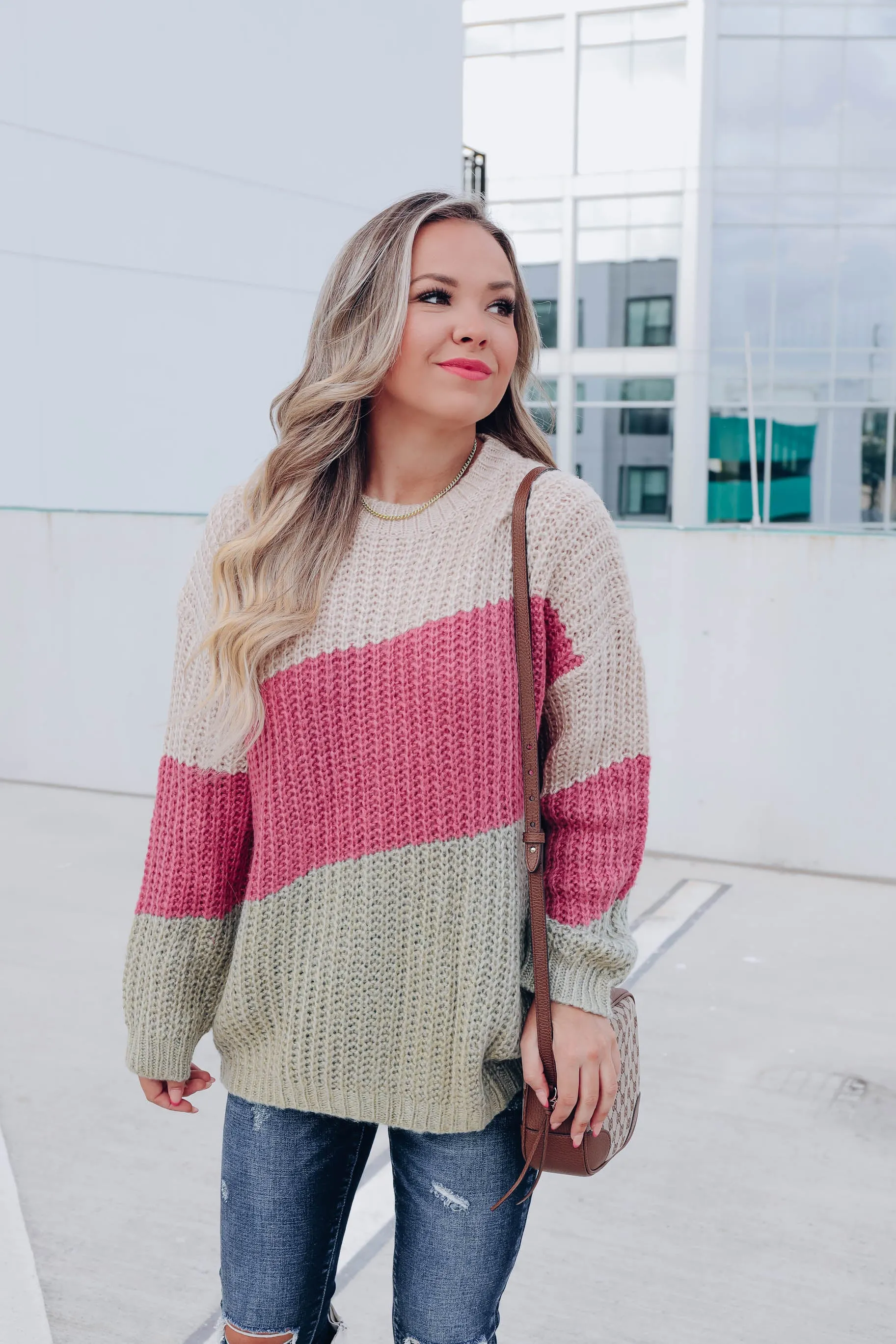Sylvie Multi Color Striped Knit Sweater
