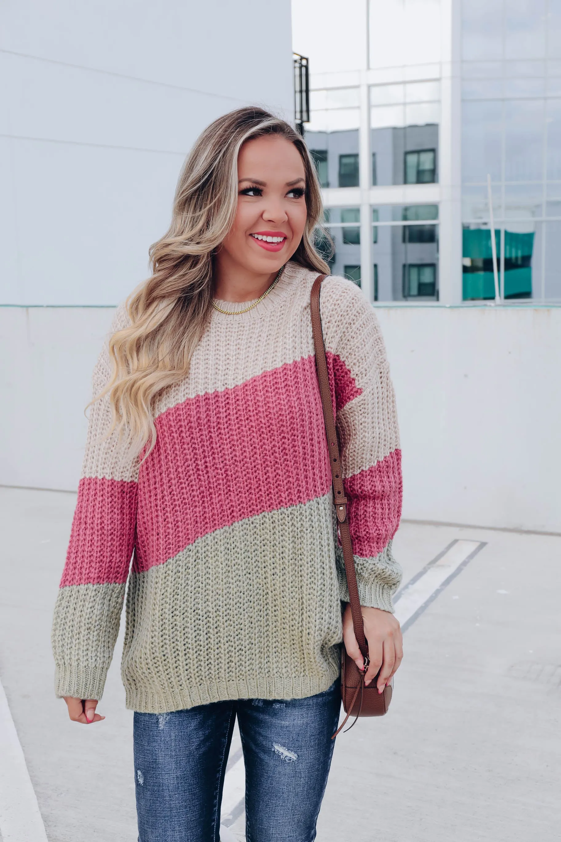 Sylvie Multi Color Striped Knit Sweater
